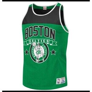Boston Celtics Mitchell & Ness Color Blocked Tank Adult M SLEEVELESS @L3